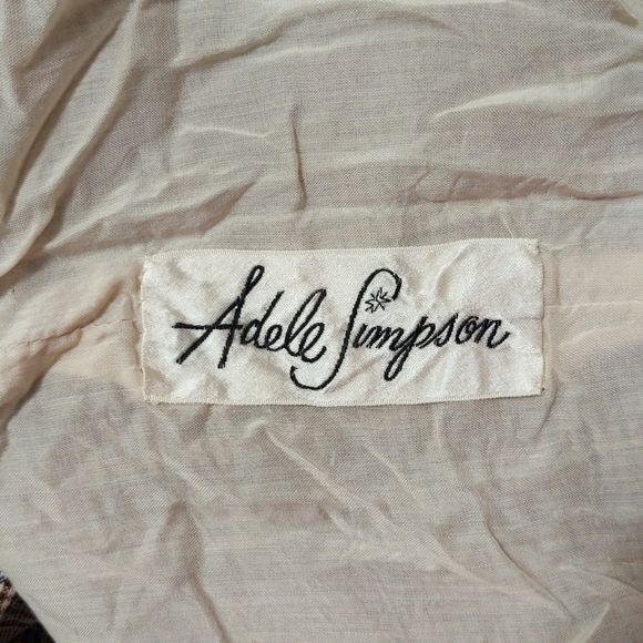 *SOLD* Adele Simpson for Dayton's Oval Room 1960s vintage tartan shirt dress - Picture 11 of 12